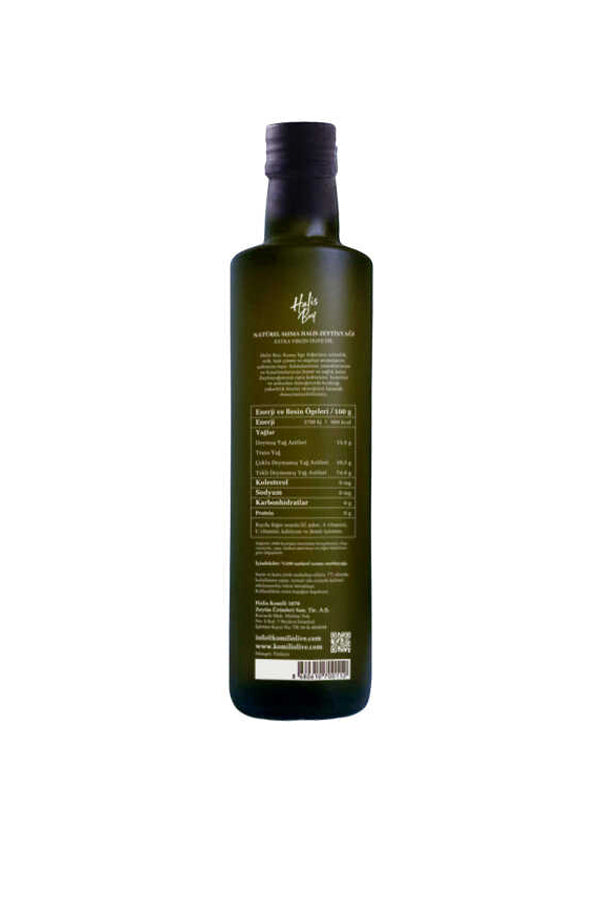 Halis Bey Premium Soğuk Sıkım Natürel Sızma Zeytinyağı 500ml