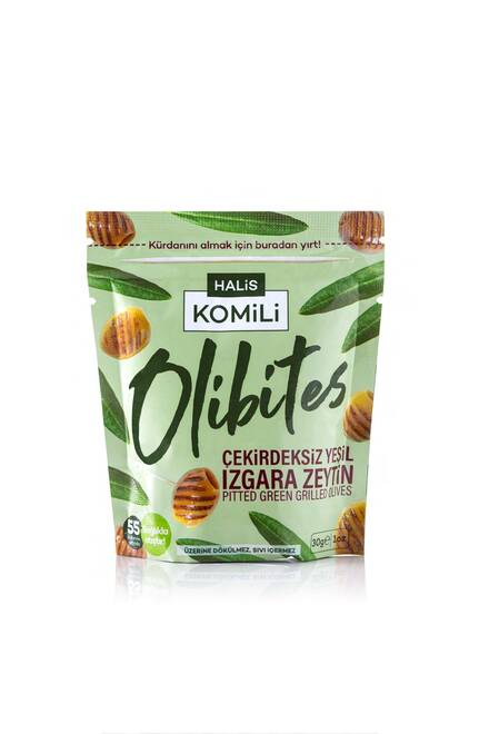Komili Olibites Çekirdeksiz Izgara Yeşil Zeytin 30g