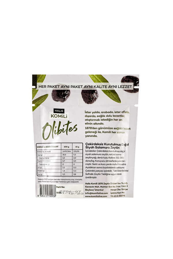 Komili Olibites Çekirdeksiz Sele Zeytin 8x15g